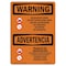 Signmission OSHA Warning Sign, 7" H, 10" W, Renovation Work Do Not Enter Work Area, Landscape, WS-D-L-12806 OS-WS-D-710-L-12806 - alternate 1